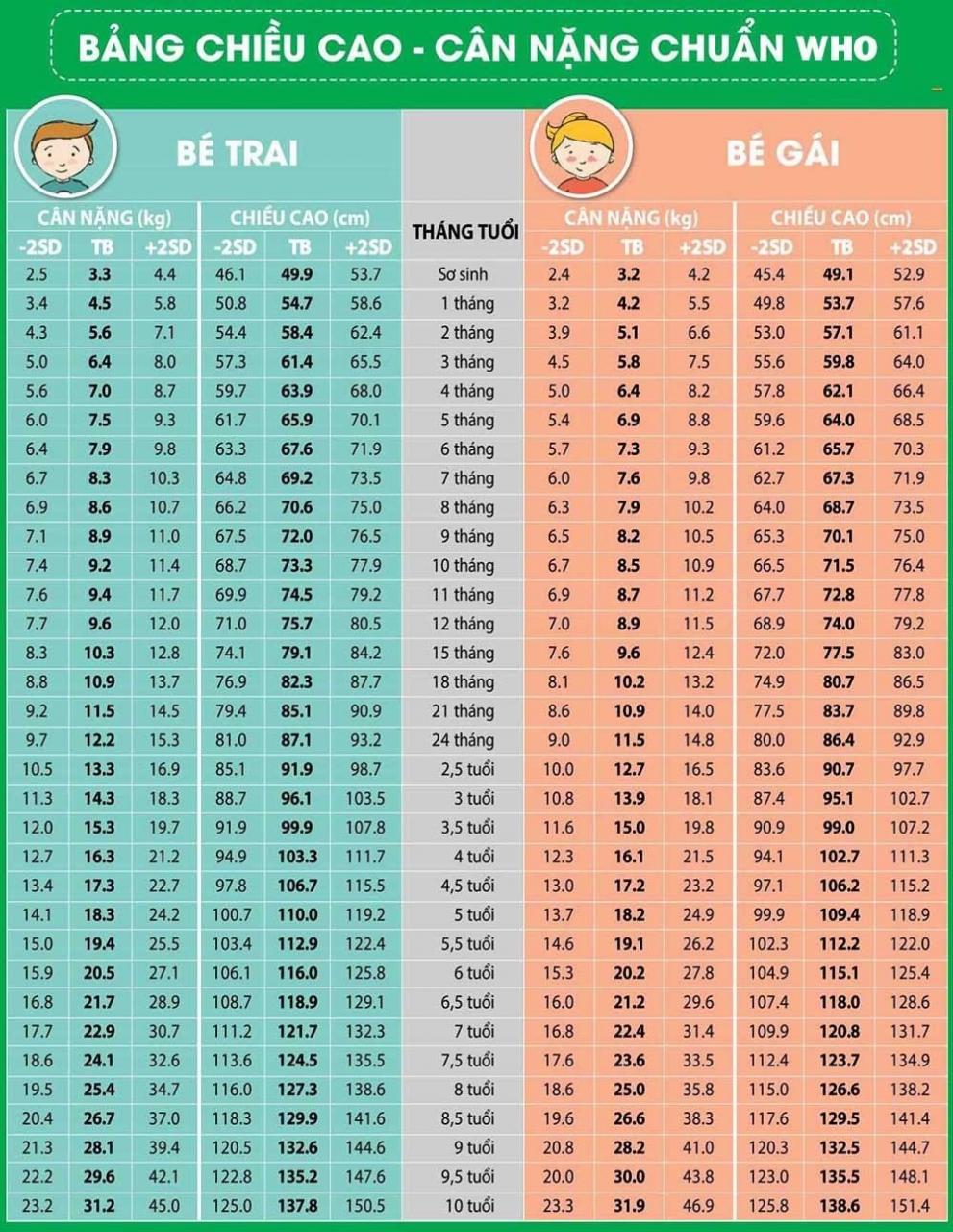 자녀의 키와 체중을 측정하십시오.